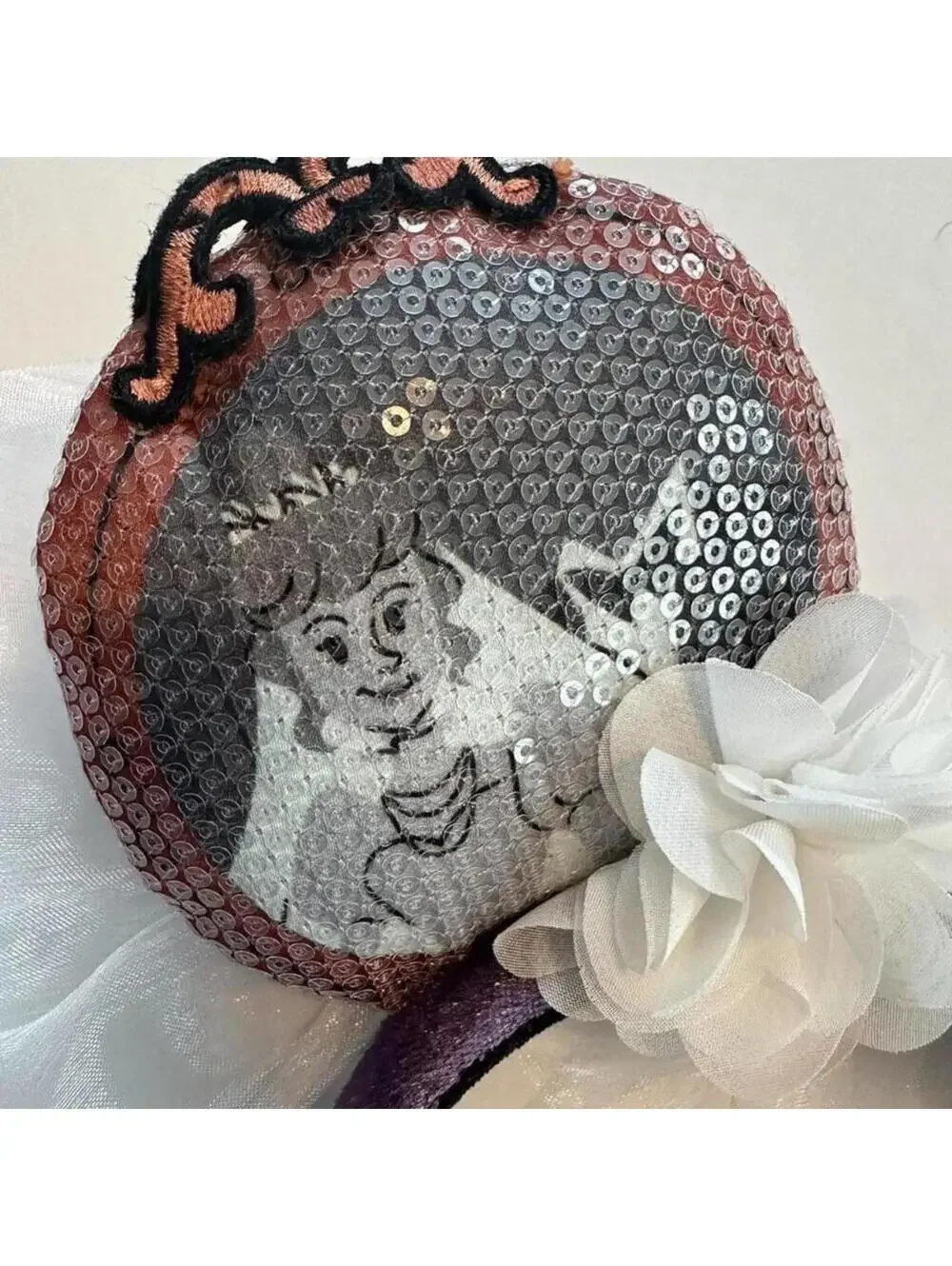 Disney Parks Haunted Mansion Constance veil sequin ears